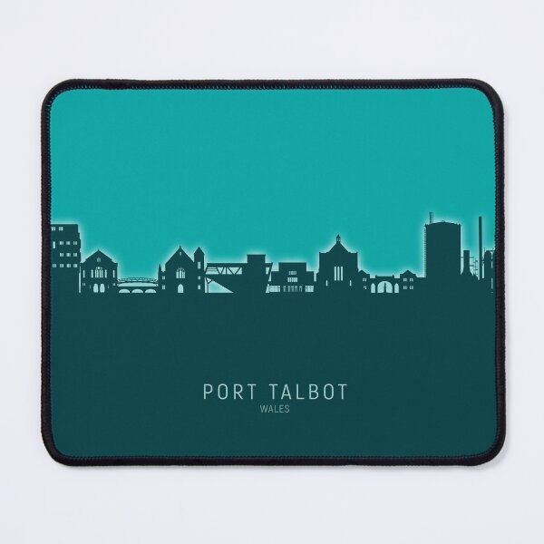 Item preview, Port Talbot Wales Skyline designed and sold by ArtPrints.