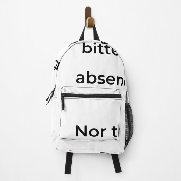 Item preview, “Nor think the bitterness of absence sour,” - print black designed and sold by ariksworld.