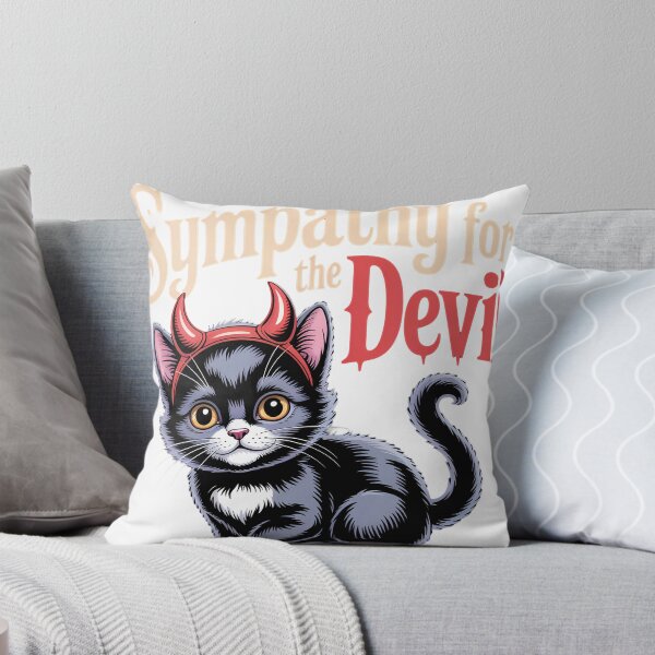 Item preview, Sympathy for the devil cat designed and sold by Kingrocker.