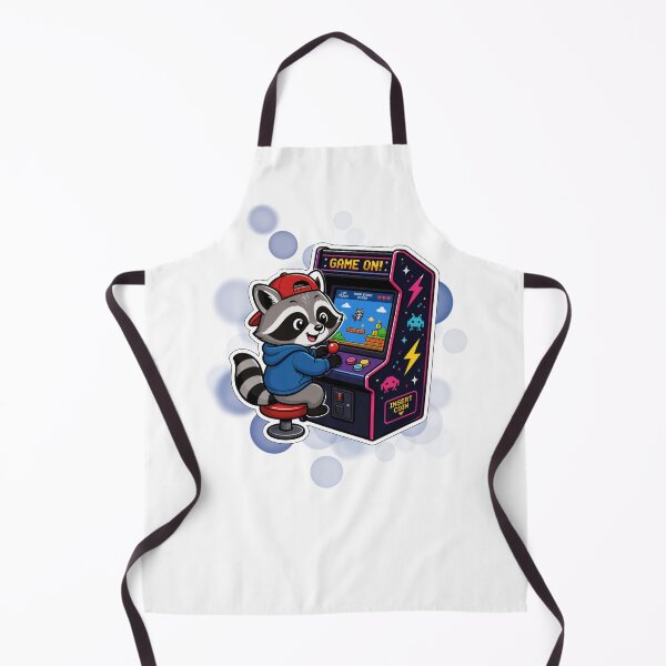 Item preview, Cute Raccoon Arcade Cartoon designed and sold by iamKRUK.