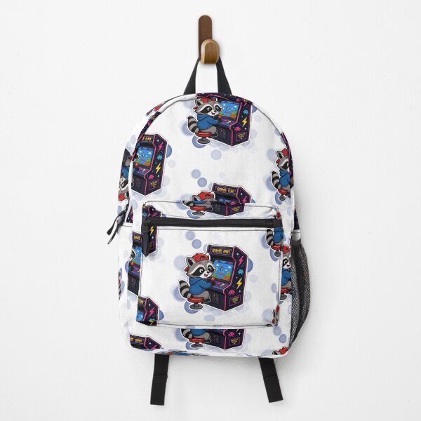 Item preview, Cute Raccoon Arcade Cartoon designed and sold by iamKRUK.