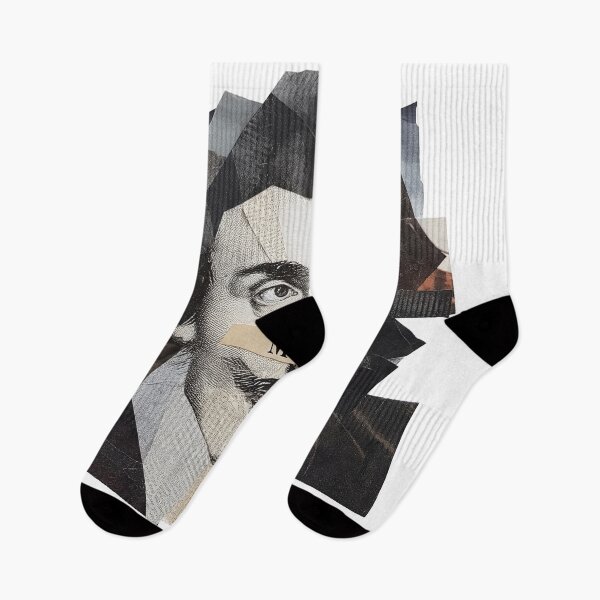 Item preview, Moliere French Theater Poster - Abstract Portrait Literature Art designed and sold by OzzFrequency.