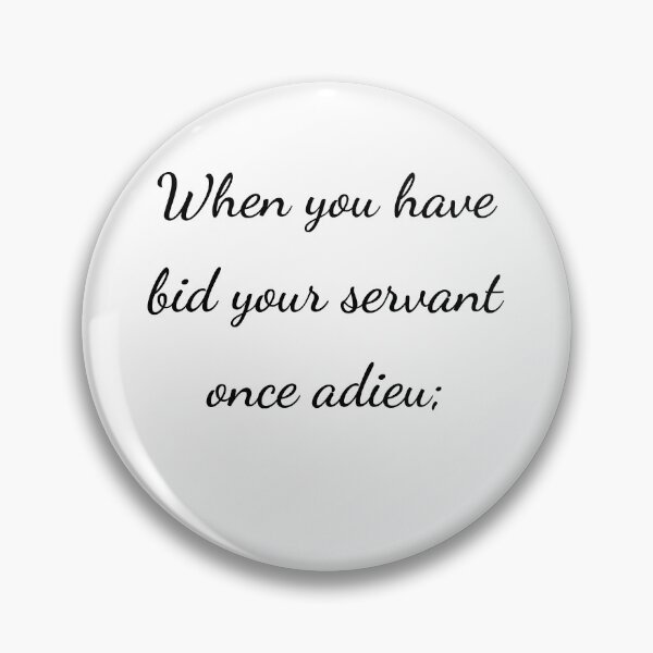 Item preview, “When you have bid your servant once adieu;” - handwriting black designed and sold by ariksworld.