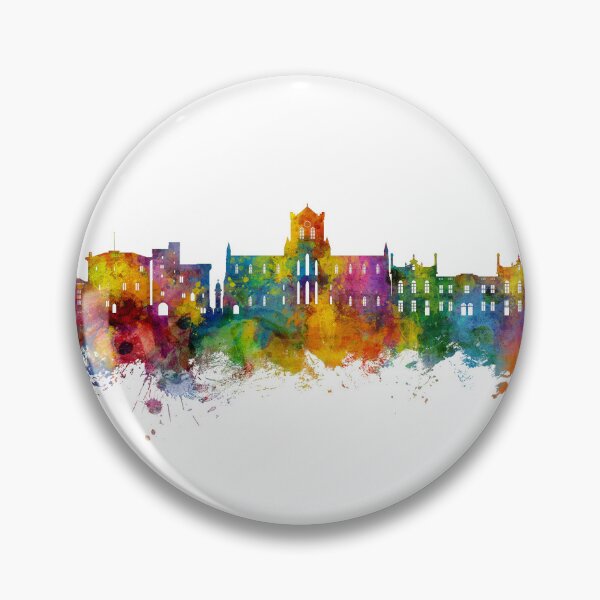 Item preview, Hexham England Skyline designed and sold by ArtPrints.