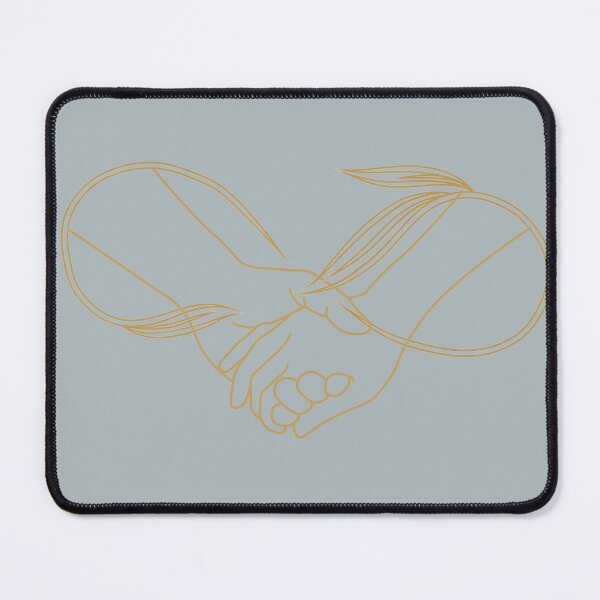 Item preview, Minimalist Infinity Hands Line Art, Eternal Connection Gold and Gray Decor designed and sold by Diseño que alegran tu día.