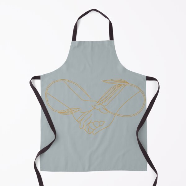 Item preview, Minimalist Infinity Hands Line Art, Eternal Connection Gold and Gray Decor designed and sold by Diseño que alegran tu día.