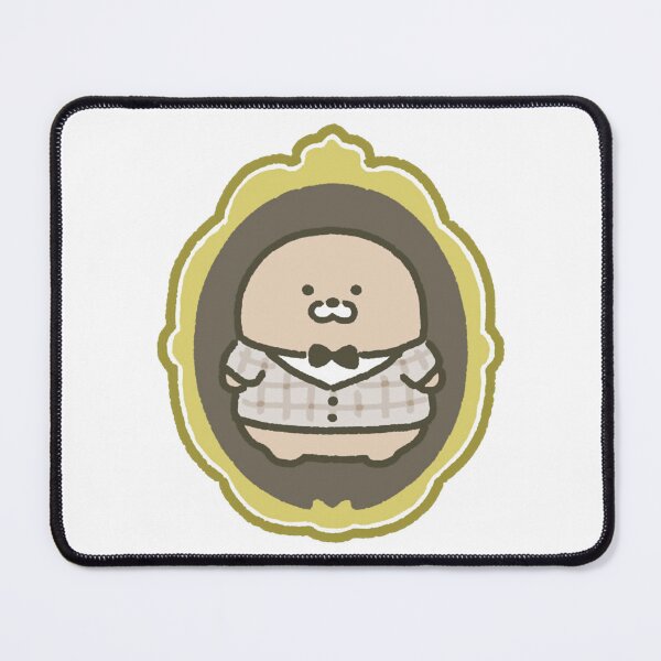Item preview, Rich Qoover Funny Gentleman Seal Golden Frame Portrait designed and sold by Qoover.