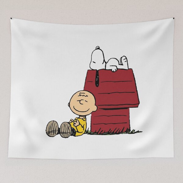 Item preview, Snoopy And Charlie Brown Sleeping On Red Doghouse  designed and sold by DamianRoy88.