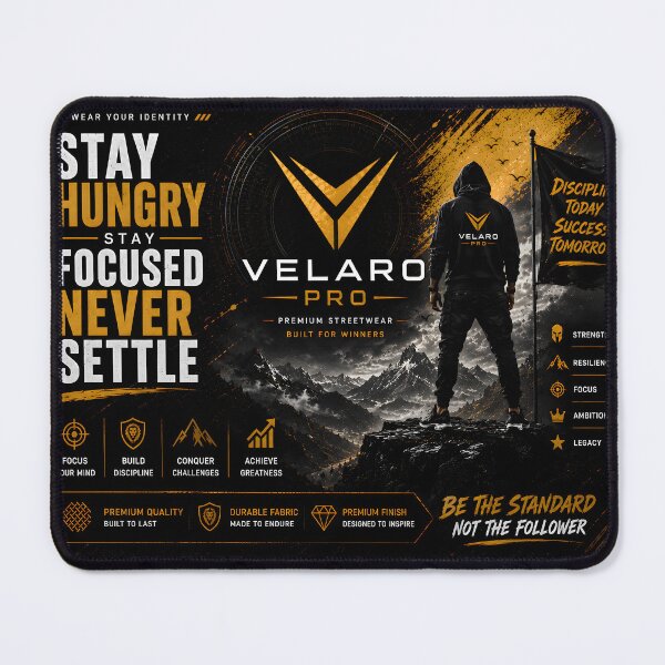 Item preview, Velaro Pro Motivation | Stay Hungry Stay Focused designed and sold by Velaro Pro.