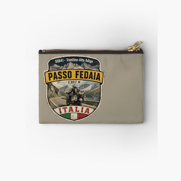 Item preview, Passo Fedaia, Fedaia Pass Dolomites Italy Italia Motorcycle Sticker TShirt 01 designed and sold by OuterShellUK.
