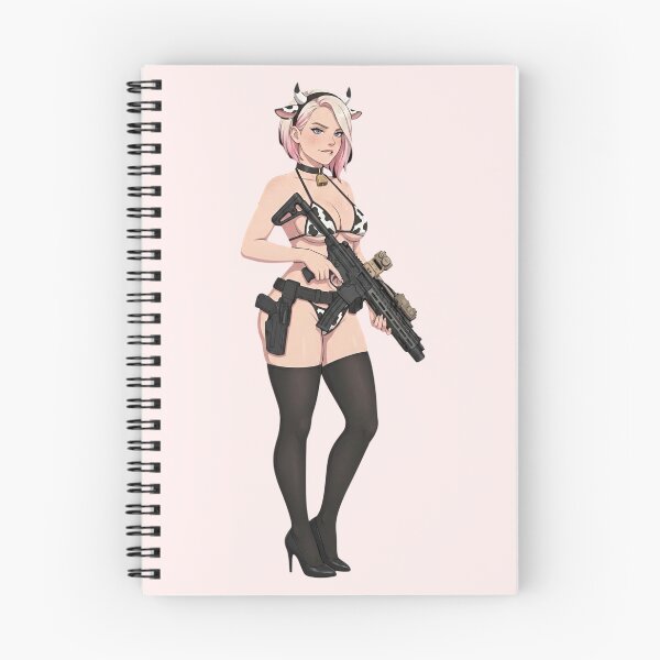 Item preview, Goth Cowbell Pinup designed and sold by Warpaint & Lace.