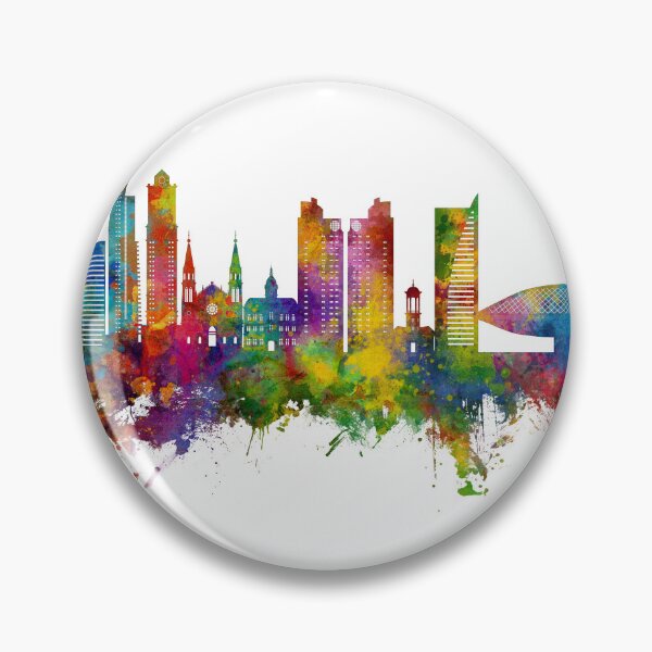 Item preview, Curitiba Skyline Brazil designed and sold by ArtPrints.