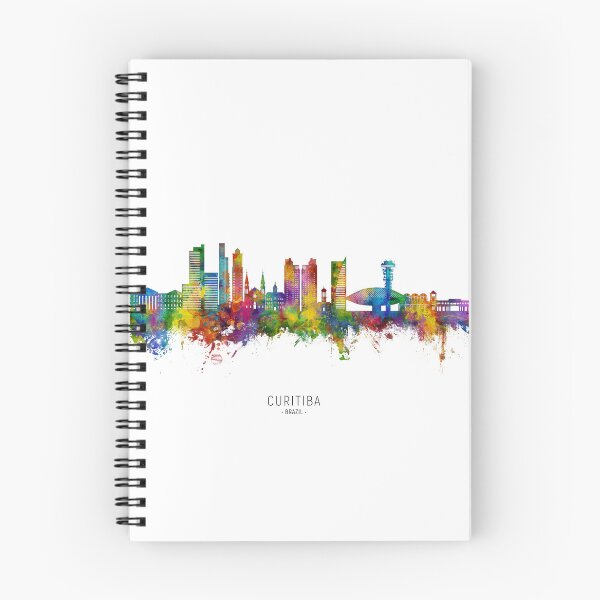 Item preview, Curitiba Skyline Brazil designed and sold by ArtPrints.