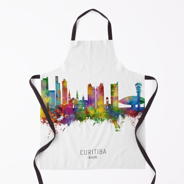 Item preview, Curitiba Skyline Brazil designed and sold by ArtPrints.
