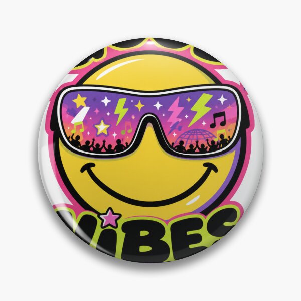Item preview, Good Vibes Only Smiley Face Festival Retro Aesthetic Design designed and sold by FrenchieFever.