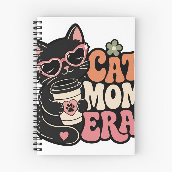 Item preview, Cute Black Cat Mom Era designed and sold by Lobory.