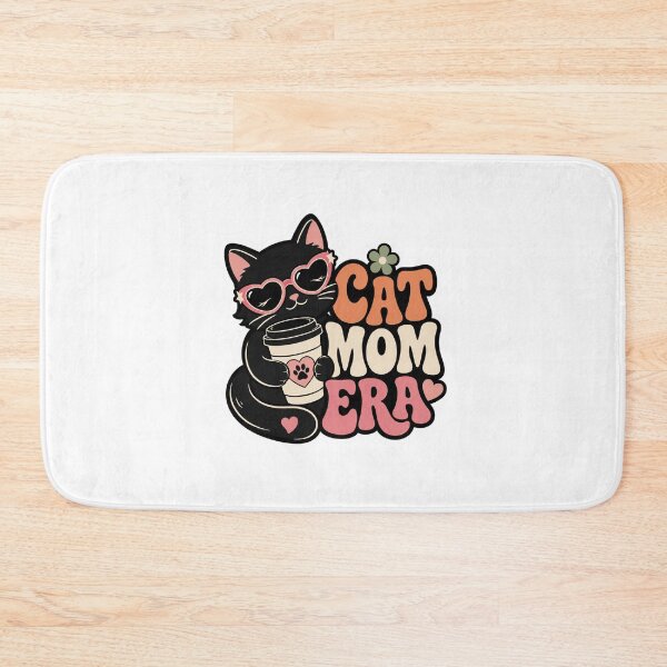 Item preview, Cute Black Cat Mom Era designed and sold by Lobory.