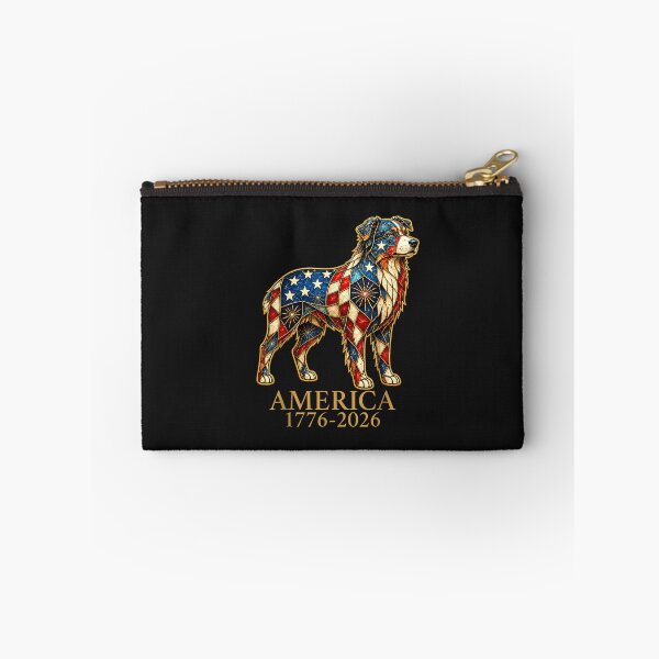 Item preview, America 1776-2026 Australian Shepherd Patriotic US Flag USA designed and sold by FrankIsabel.