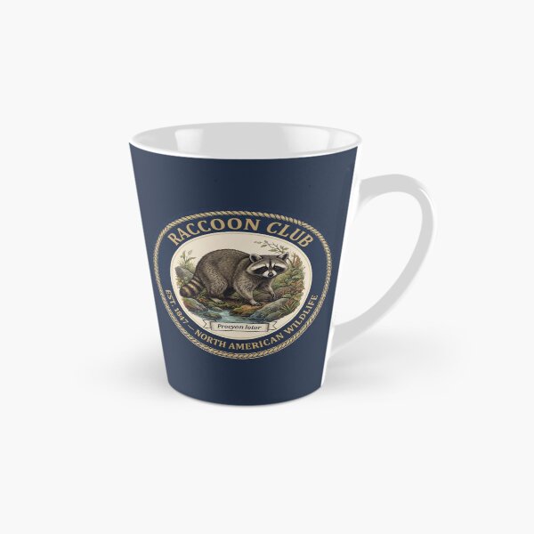 Item preview, Raccoon Club Vintage Badge North American Wildlife designed and sold by CalmCapy Co.