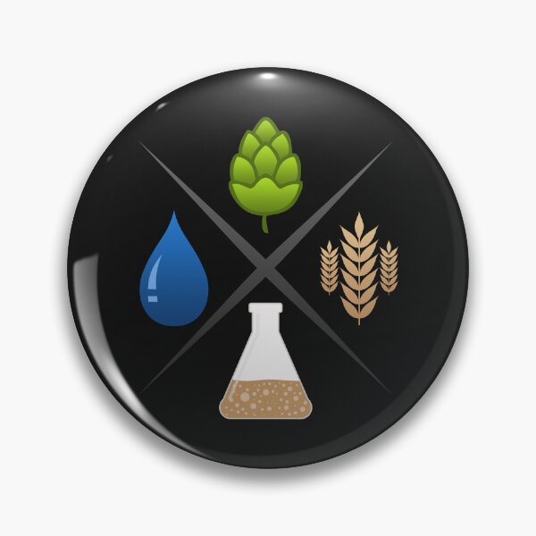 Item preview, Homebrewing Ingredients Water, Grain, Hops and Yeast designed and sold by BRU Design.