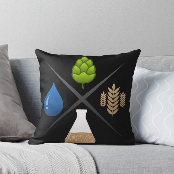 Item preview, Homebrewing Ingredients Water, Grain, Hops and Yeast designed and sold by BRU Design.