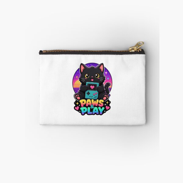 Item preview, Kawaii Black Cat Retro Gamer designed and sold by Lobory.