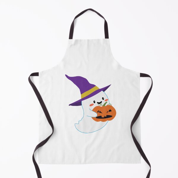 Item preview, Cute Kawaii Ghost Halloween Witch Pumpkin Vector Art designed and sold by paolboa.