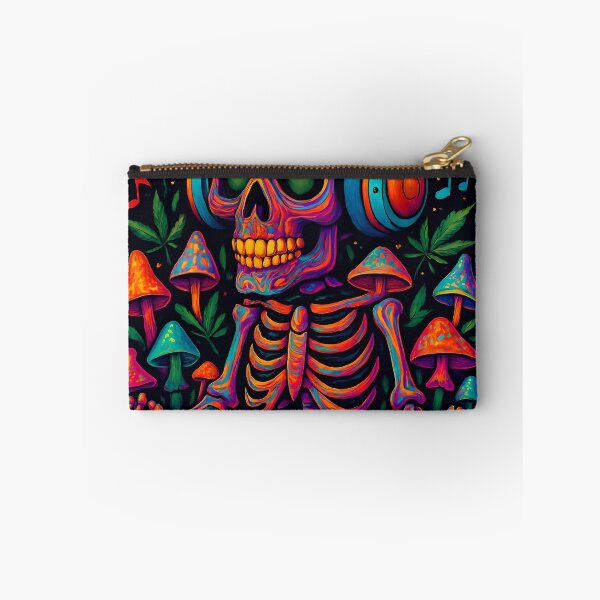 Item preview, Psychedelic Skeleton Meditation designed and sold by theThreadzone.