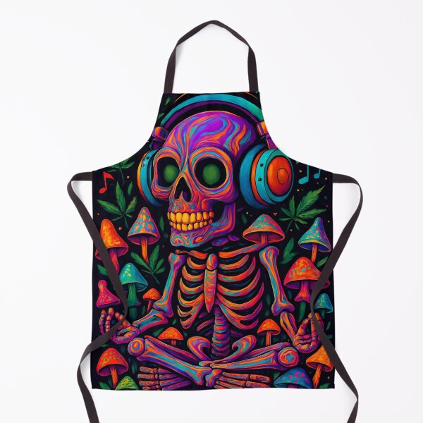 Item preview, Psychedelic Skeleton Meditation designed and sold by theThreadzone.
