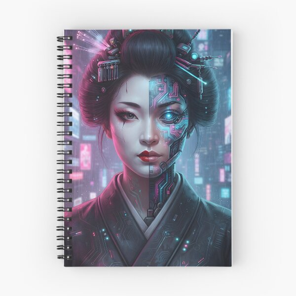 Item preview,  Cyberpunk Geisha: Neo-Tokyo Futuristic Design designed and sold by Neo Tokio.