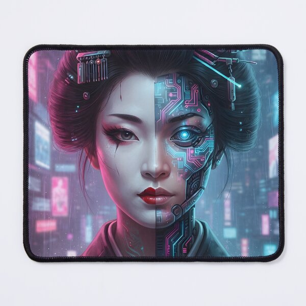 Item preview,  Cyberpunk Geisha: Neo-Tokyo Futuristic Design designed and sold by Neo Tokio.