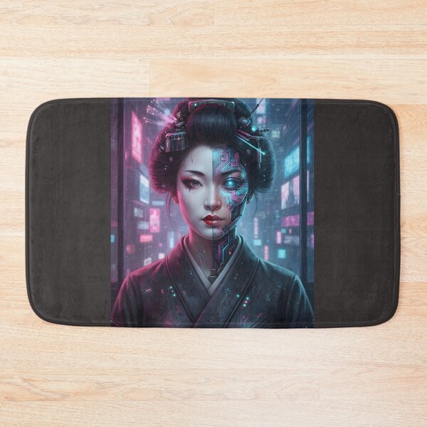 Item preview,  Cyberpunk Geisha: Neo-Tokyo Futuristic Design designed and sold by Neo Tokio.