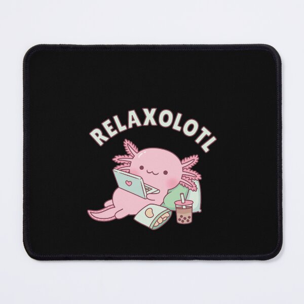 Item preview, cute relax a lot axolotl funny pun designed and sold by NECA-W.