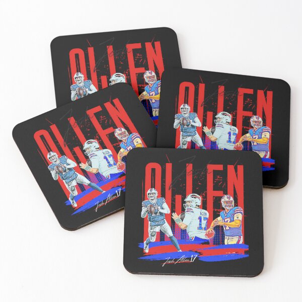 Item preview, Showcasing Quarterback Josh Allen In Three Action Poses designed and sold by rignur.