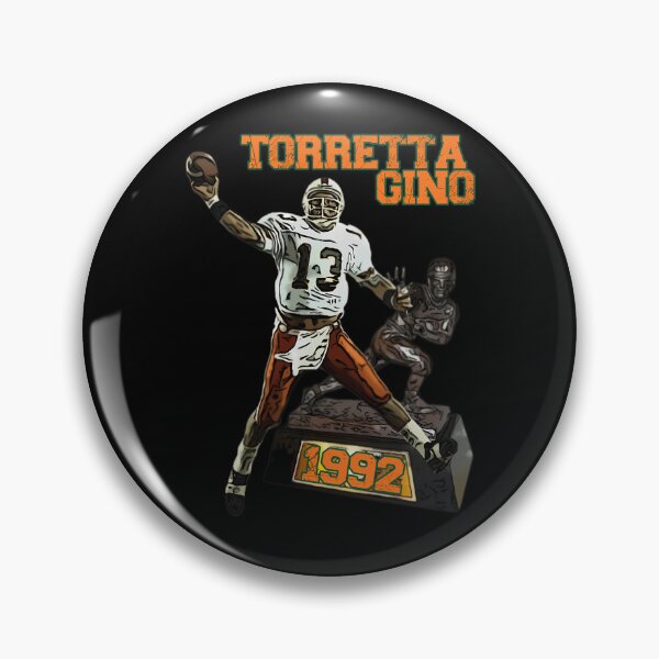 Item preview, Quarterback Gino Torretta Throwing A Pass In A Miami designed and sold by rignur.
