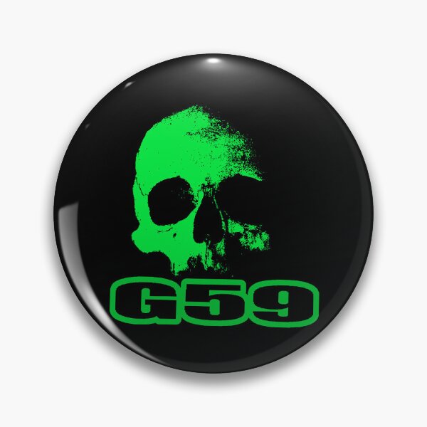 Item preview, G59 Skull Logo Green designed and sold by eightwelve.