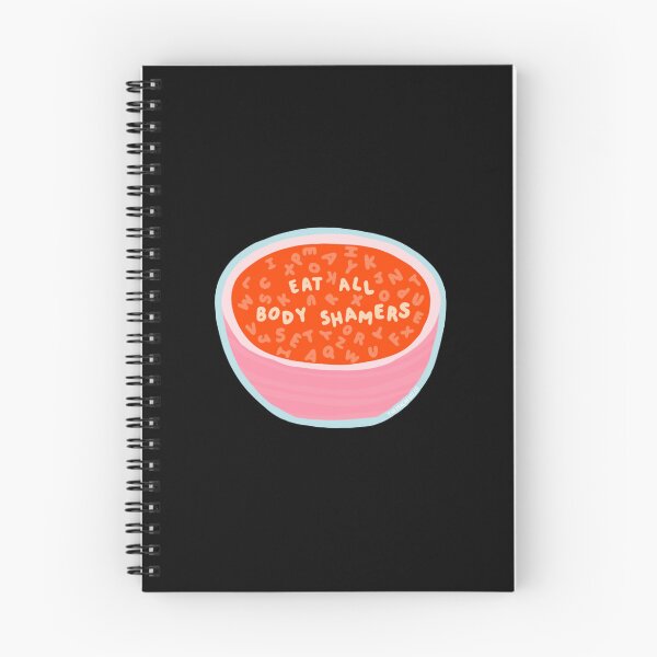 Item preview, eat all body shamers - alphabet soup messages - the peach fuzz designed and sold by NECA-W.