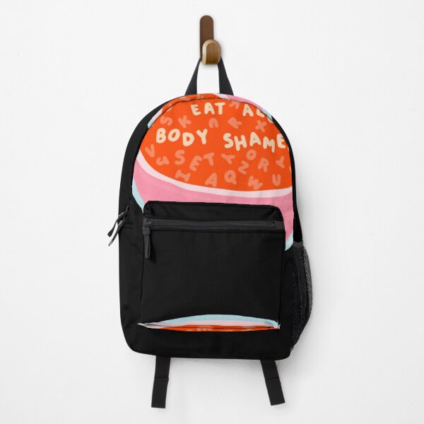 Item preview, eat all body shamers - alphabet soup messages - the peach fuzz designed and sold by NECA-W.