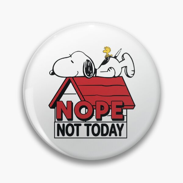 Item preview, Snoopy And Woodstock Nope Not Today Lazy Funny designed and sold by DamianRoy88.