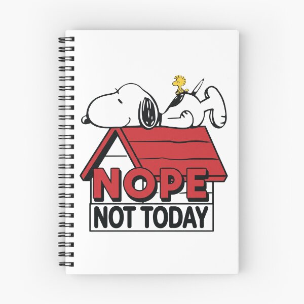 Item preview, Snoopy And Woodstock Nope Not Today Lazy Funny designed and sold by DamianRoy88.