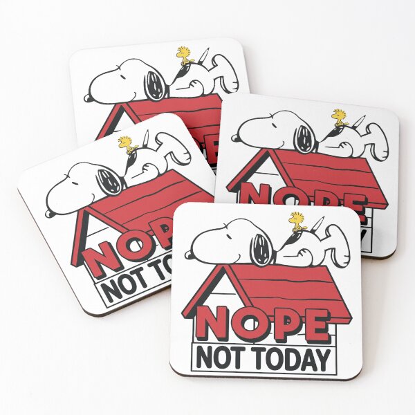 Item preview, Snoopy And Woodstock Nope Not Today Lazy Funny designed and sold by DamianRoy88.