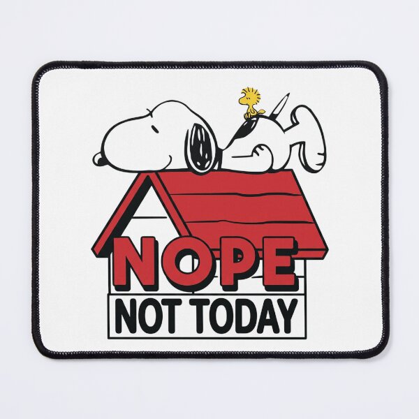 Item preview, Snoopy And Woodstock Nope Not Today Lazy Funny designed and sold by DamianRoy88.