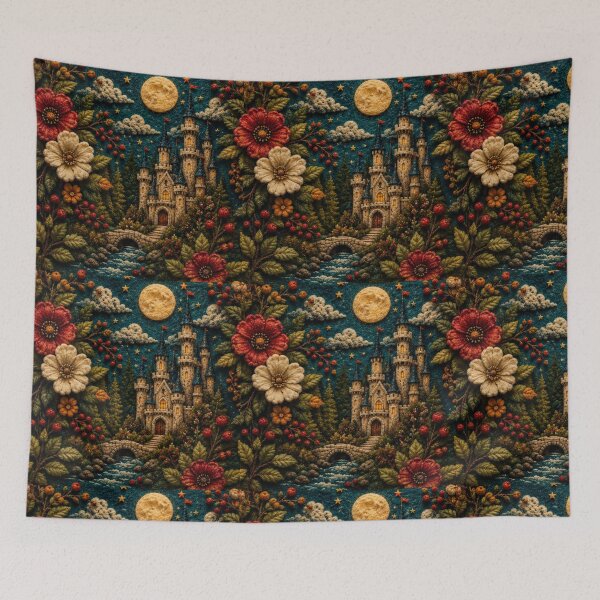 Item preview, Moonlit Castle Garden designed and sold by Weird & wonderful .