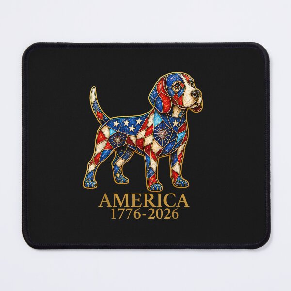 Item preview, America 1776-2026 Patriotic Beagle Dog USA 250 Years designed and sold by FrankIsabel.