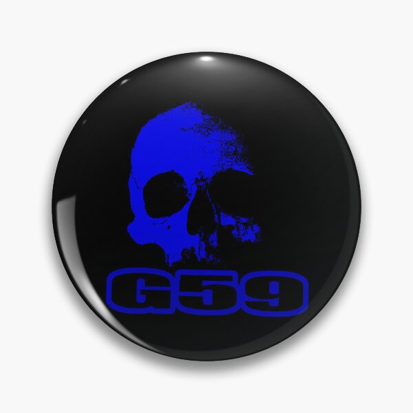 Item preview, G59 Skull Logo Blue designed and sold by eightwelve.