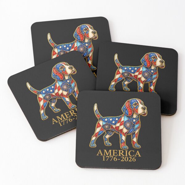 Item preview, America 1776-2026 Patriotic Beagle Dog USA 250 Years designed and sold by FrankIsabel.