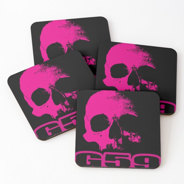 Item preview, G59 Skull Logo Pink designed and sold by eightwelve.
