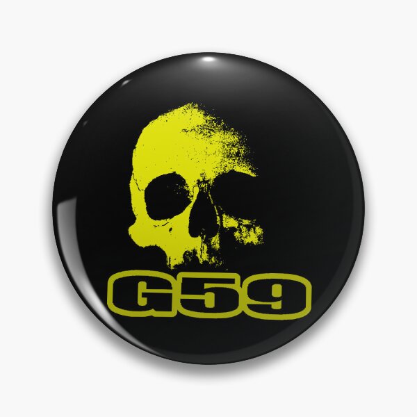 Item preview, G59 Skull Logo Yellow designed and sold by eightwelve.