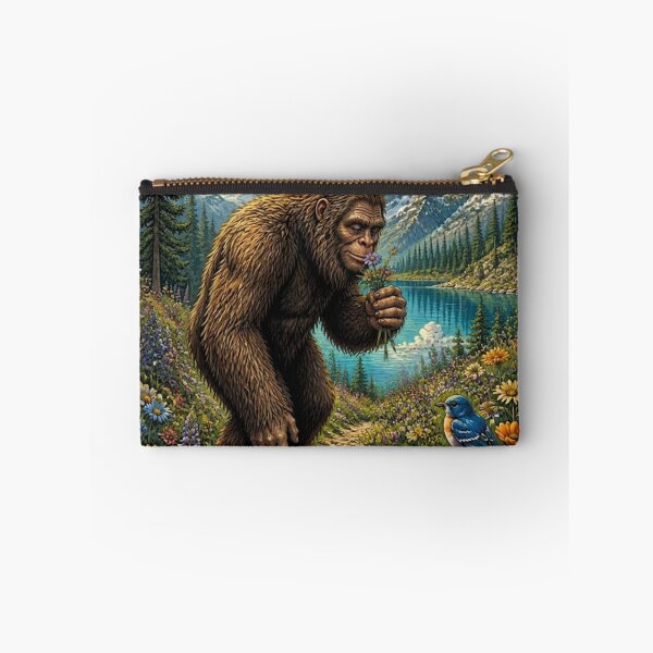 Item preview, Whimsical Bigfoot Wildflower Meadow Landscape Design  designed and sold by Skyrocketz.