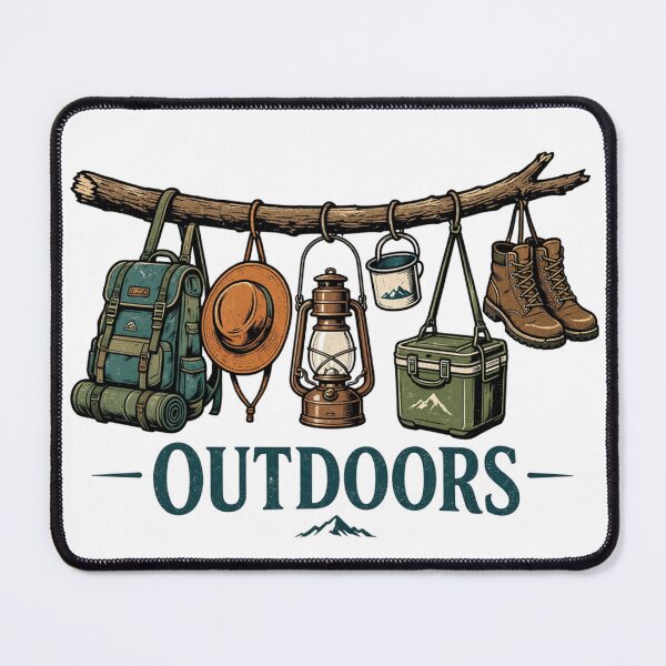 Item preview, Outdoors Vintage Hiking Gear Camping Adventure Backpack Vintage designed and sold by CF_VintageDesign.
